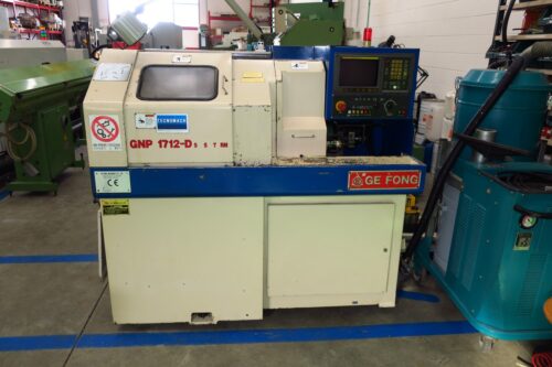 TORNIO CNC FANTINA MOBILE GE FONG GNP1712 CON CARICATORE IEMCA usato