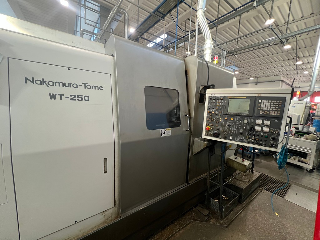 Tornio-cnc-NAKAMURA-WT-250-bimandrino-asse-Y-usato