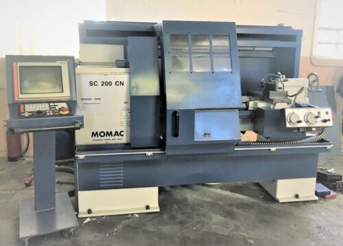 Tornio cnc autoapprendimento MOMAC SC 200 CN usato REVISIONATO