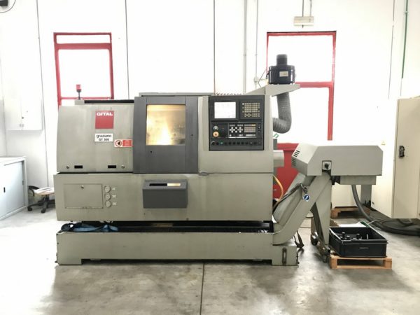 Tornio cnc motorizzato asse Y GRAZIANO GT300 usato