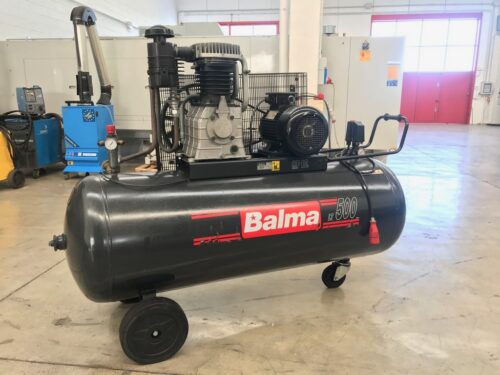 Compressore a doppio stadio a cinghia BALMA 500LT 10Hp usato