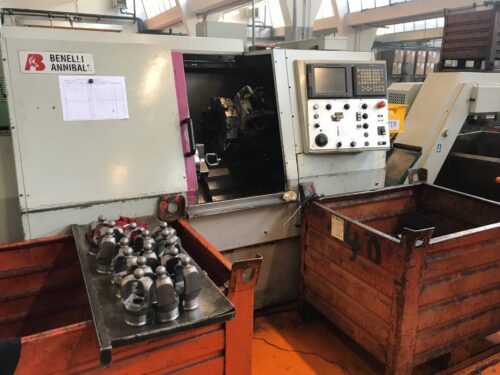 Tornio cnc 2 assi Fanuc BENELLI TF 100 sinistro usato