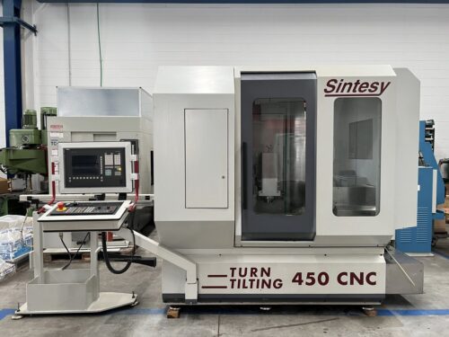 Tornio fresa cnc multitasking 5 assi Sintesy TT 450 usato