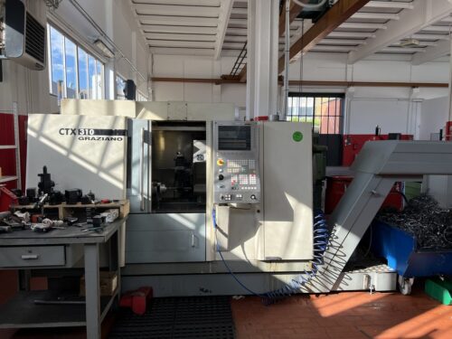 Tornio cnc motorizzato asse Y GRAZIANO CTX 310 usato